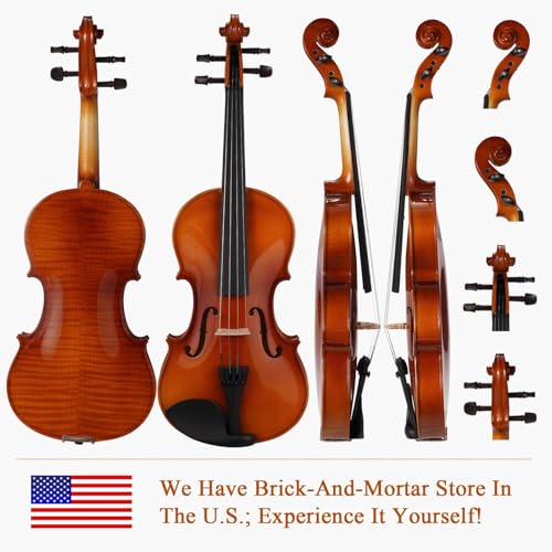 image for PHOENIX Violin 4/4 Full Size Kit, Violin Fiddle Set for Beginner Adult