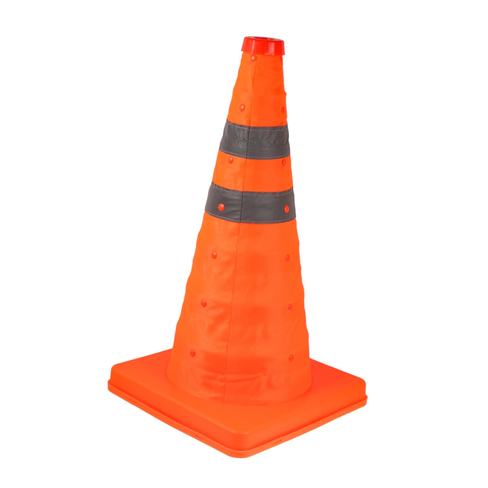 BESPORTBLE Cono Plegable de Señalización 45cm, Naranja, PP Reutilizable