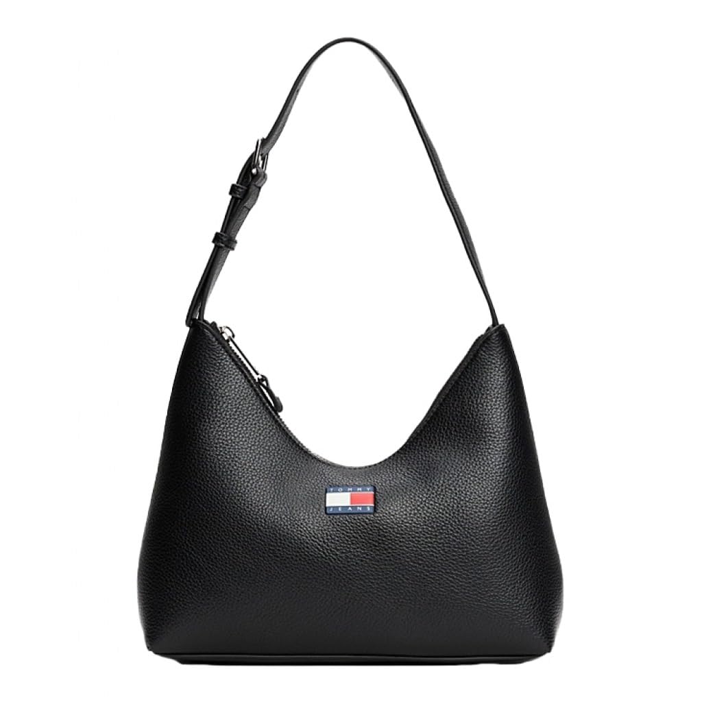 Tommy Hilfiger Women's Black Tjw Must Shoulder Bag Handbag Tek Beden, Contemporary