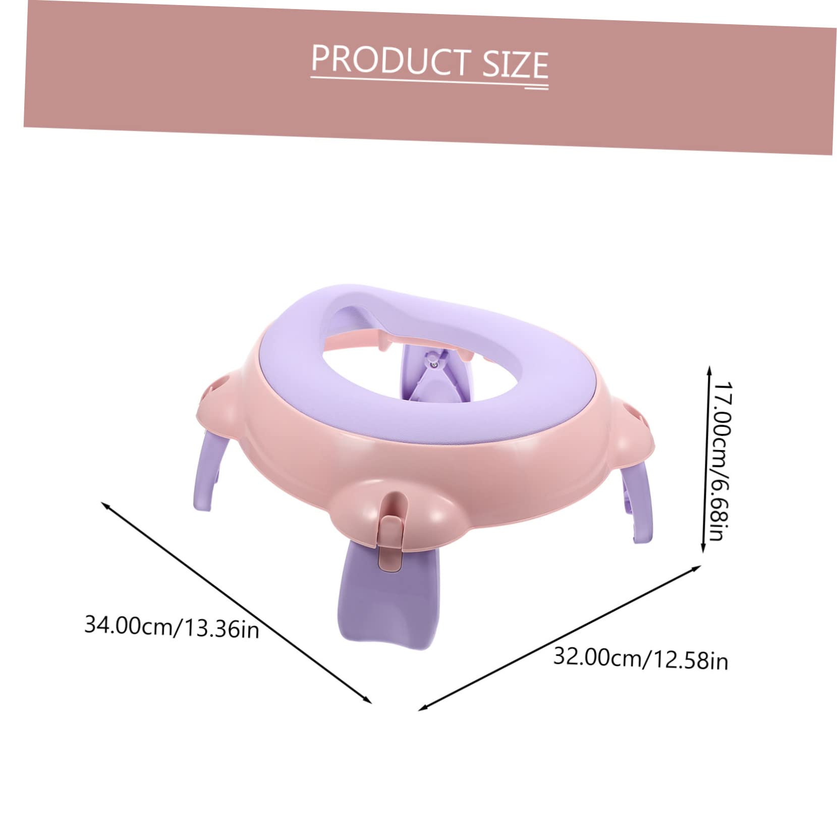 JOINPAYA Portable Potty for Toddlers Travel Potty Seat Car Potty Lightweight Compact for Camping Travel