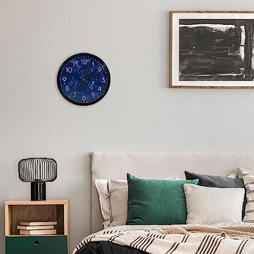 Horloge murale Galaxy Space silencieuse sans tic-tac pour bien dormir - 8