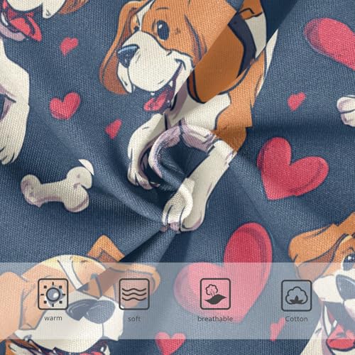 Wusikd Beagle Dogs Girls' Underwear Cotton Cartoon Girls Briefs Soft Toddler Underwear 2T3