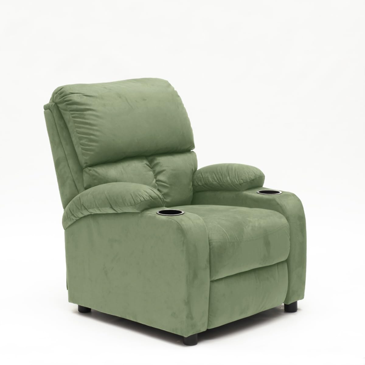 Produce Shop Poltrona Relax reclinabile poggiapiedi portaoggetti Laura Light - Verde