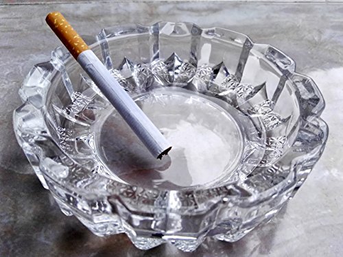 Crystal Cut Glass Round Ashtray Ash Tray MY-2790