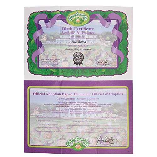 Cabbage Patch Kids Classic Doll With Real Yarn Hair, 16" - Original Vintage Retro Style Adoptable Baby Doll - Officially Licensed - Gift For Girls - Blonde/Blue Eyes #TOP4