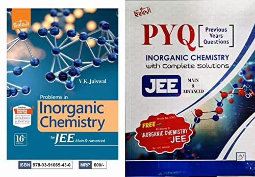 Problems In Inorganic Chemistry For Jee Mains Adv 16th Ed Pyq