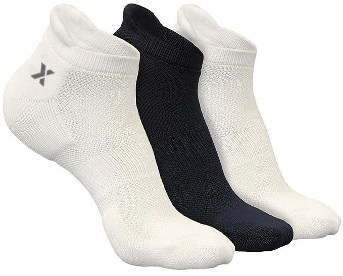 Image of Men's Low Cut Ankle Socks Pack | Bamboo Cushioned Sports Socks for Gym, Running, Walking