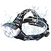 SHAMS Lampe Frontale PUISSANTE, Lampe Torche LED Rechargeable | Lampe Frontale LED avec 5 LED - CREE XML-T6 | Plusieurs Modes D’ÉCLAIRAGE | avec Chargeur ET 2 Batteries | ÉTANCHE | Antichoc