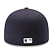 New Era 59FIFTY Atlanta Braves Navy/Red MLB 2017 Authentic Collection On Field Home Cap Size 7 1/8