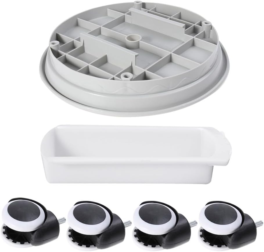 BESPORTBLE Rolling Plant Stand Wheels Material Plant Tray Drainage System Base for Use Easy to Move Flower Pot Holder