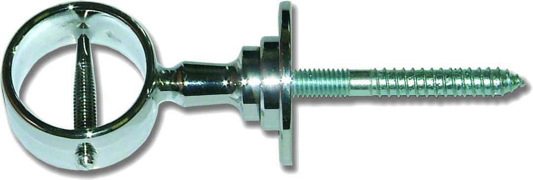 Embout De Corde Nautique Avec Anneau - Jute Et Laiton Chromé 5cm - Sea-Club