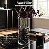 DomeStar 150PCS Fake Ice, Black Decorations Vase Fillers, Black Plastic Gems Aquarium Tank Rock Party Table Scatter Decorations #2
