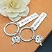 Xiahuyu 2Pcs Shitter's Full Camper Keychain Happy Camper RV Keychain Unique Gifts for Men Women Camper Trailer Vacation Jewelry