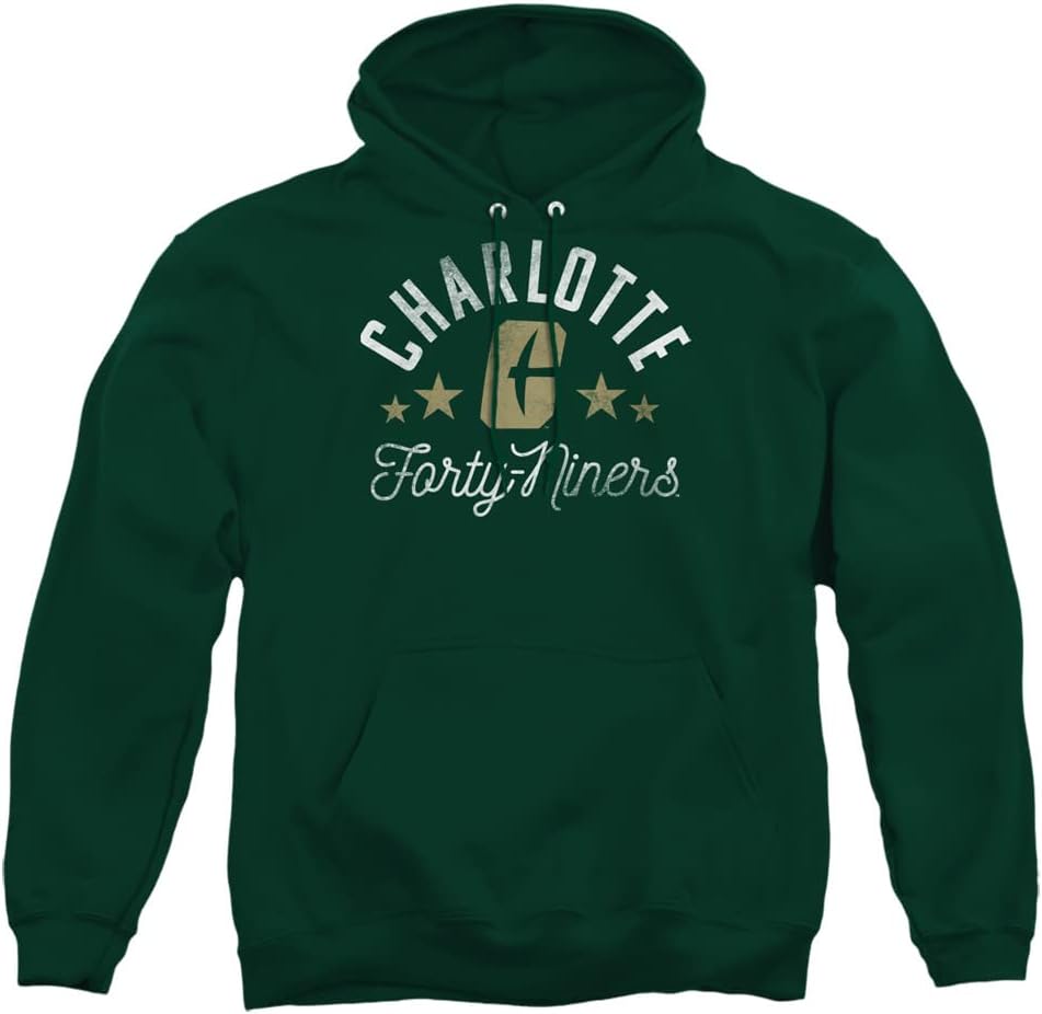 LOGOVISION University of North Carolina at Charlotte Official Forty-Niners Unisex Adult Pull-Over Hoodie