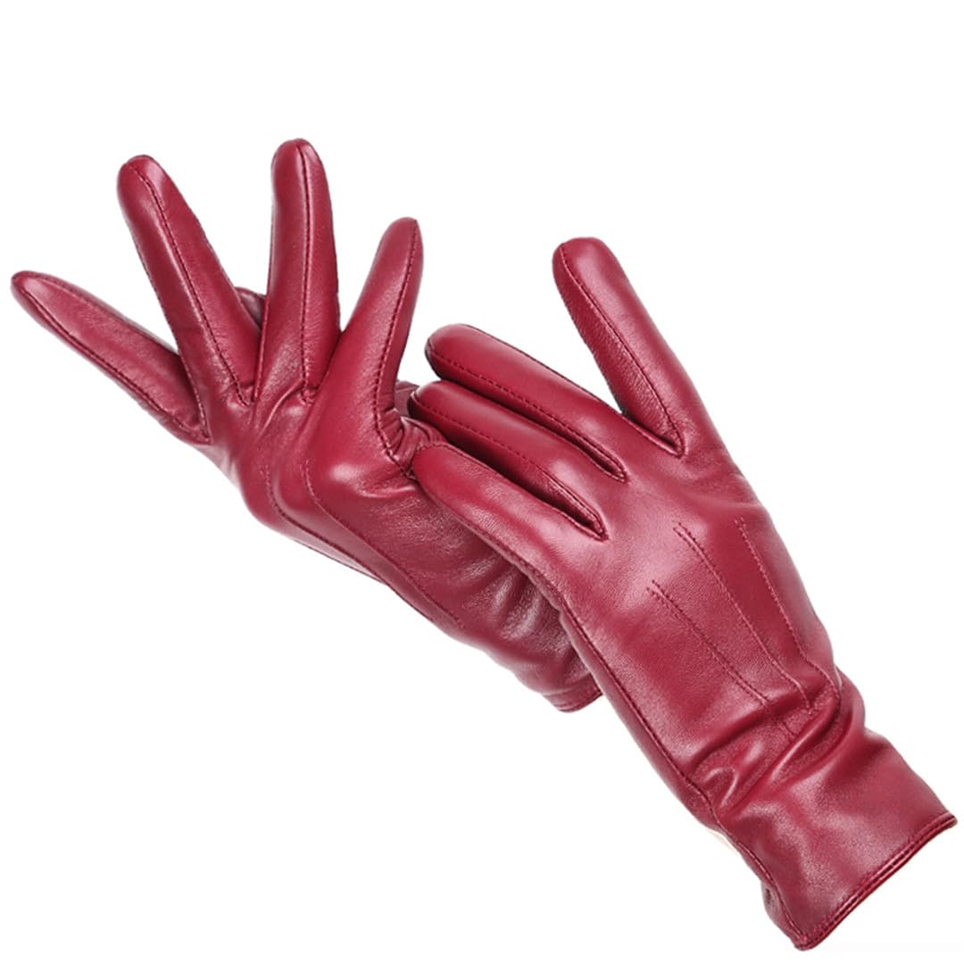 Guanti In Pelle Da Donna Alla Moda Invernale Alla Guida Di Un'auto Per Tenere Al Caldo Guanti Invernali Da Donna Guanti Da Donna In Morbida Pelle Di Pecora
