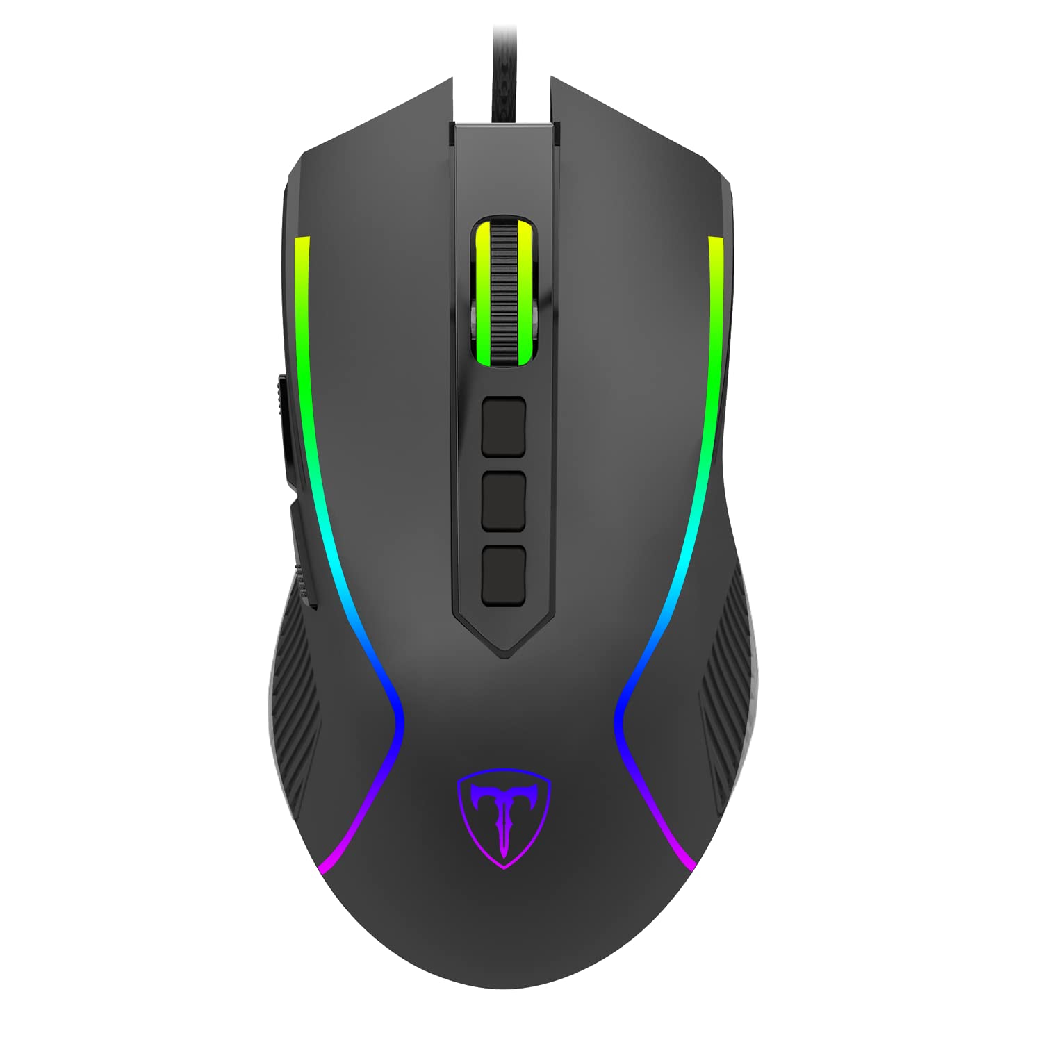 Mouse Gamer T-Dagger Darkangel Black RGB T-TGM209