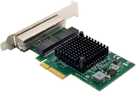 PCI-E X4 Server Network Card Ethernet Network Card BCM5719 4 Port RJ45 Gigabit Ethernet Server Adapter PCI-E Network Card Adapter