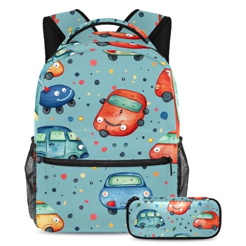 Sac à dos grande capacité et cartable enfant avec trousse pour l'école et les loisirs
