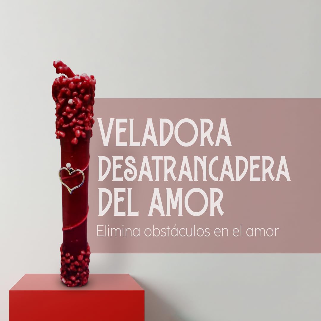 Veladora Desatrancadera del Amor | Ritual de Amor | Velas para Rituales | Vela del Amor de Unión Pareja | Ritual para Atraer Amor