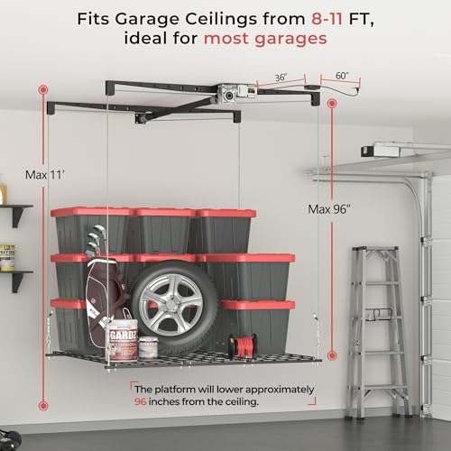 Motorized-Garage-Ceiling-Storage-Racks-with-Remote-Control-4x4-FT-Overhead-Garage-Storage-Rack-Heavy-Duty-Lift-Storage-System-Space-Saving-Hanging-Shelves-250-Lbs-Capacity