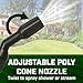 Spectracide 16412 1 Gallon Multi-Purpose Lawn & Garden Poly Tank Sprayer, Made in The USA, Adjustable Cone Nozzle, 1-Pack, Translucent White