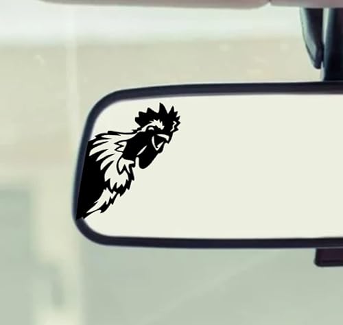 Miniatura 2 de Peeking Rooster Decal for phone, mirror, ect