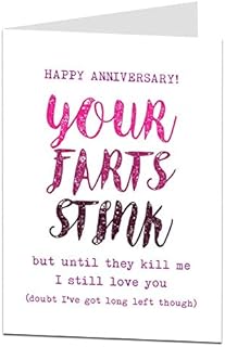 Funny Anniversary Card for Husband Boyfriend Maybe Wife!