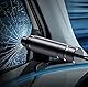 Tragbares Mini Auto Fluchtwerkzeug, 2-in-1 Auto Gurtschneider Notfallhammer Sicherheitsgurtschneider Auto Mini Notfallhammer mit Halterung für Auto, Bus, Glas, Fenster