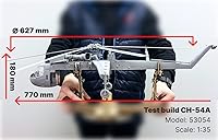 Vista 8 de ICM 53054 — Sikorsky CH-54A Tarhe, Kit de modelo de helicóptero pesado militar estadounidense — Kit de modelo de plástico a escala 1:35 — Réplica