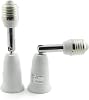 ZYAMY 2pcs E27 to E27 Light Socket Extender, E27 Extension Socket Extender Adapter, Flexible Medium Light Bulb Socket Converter, 360 Degree Bendable