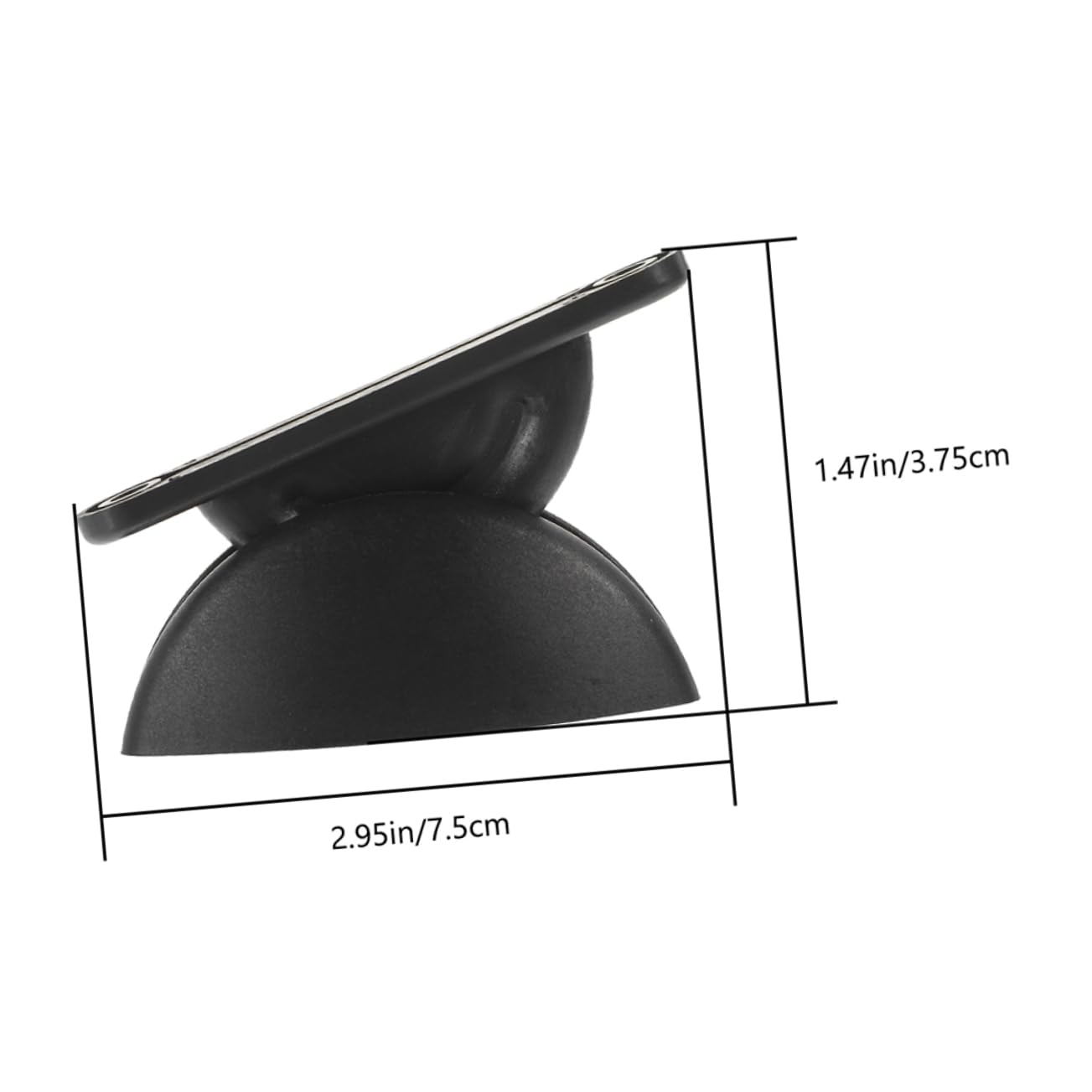 GRIRIW 2Pcs Shape Door Catch Holder Shock Absorption Door Latch for Caravan and Trailer Entry Door Catch Protector Against Scratch Damage