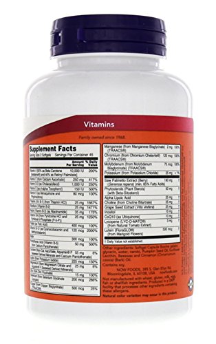 Now Foods 733739038807-2 Adamâ„¢ Men'S Multiple Vitamin 90 Softgels thumb #2