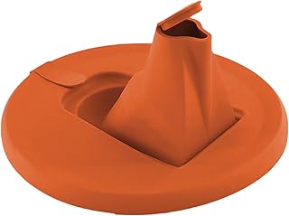 Versiegelter Farbdosendeckel, staubdichter Farbdosendeckel mit klappbarem Ausgießer, Farbeimer, Ausgießwerkzeug, einfach zu bedienende Abdeckung und Ausgießer