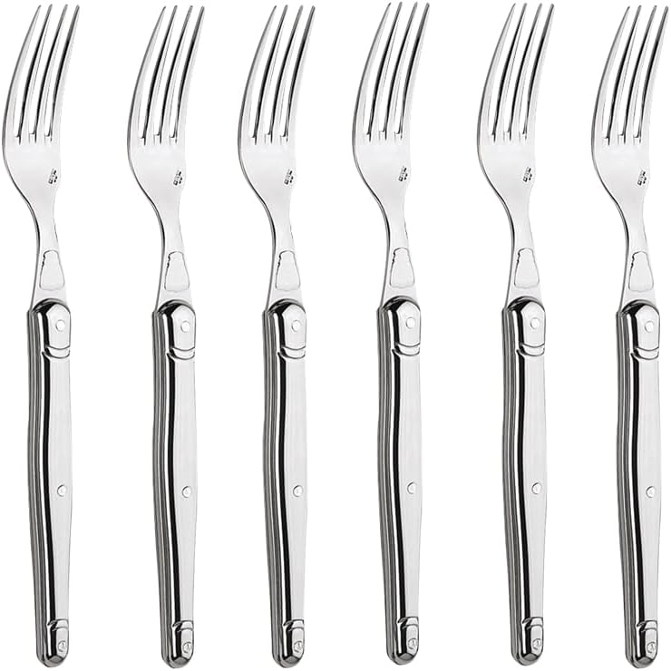 Laguiole Set of 6 Forks, Neutral