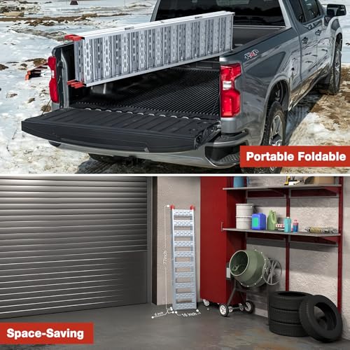 Aluminum Tri-Folding Truck Ramps