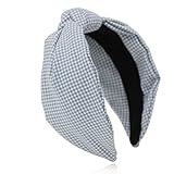 Material:Tuch Plaid Band Knoten Stirnband in Korea/ Bildkarte-D