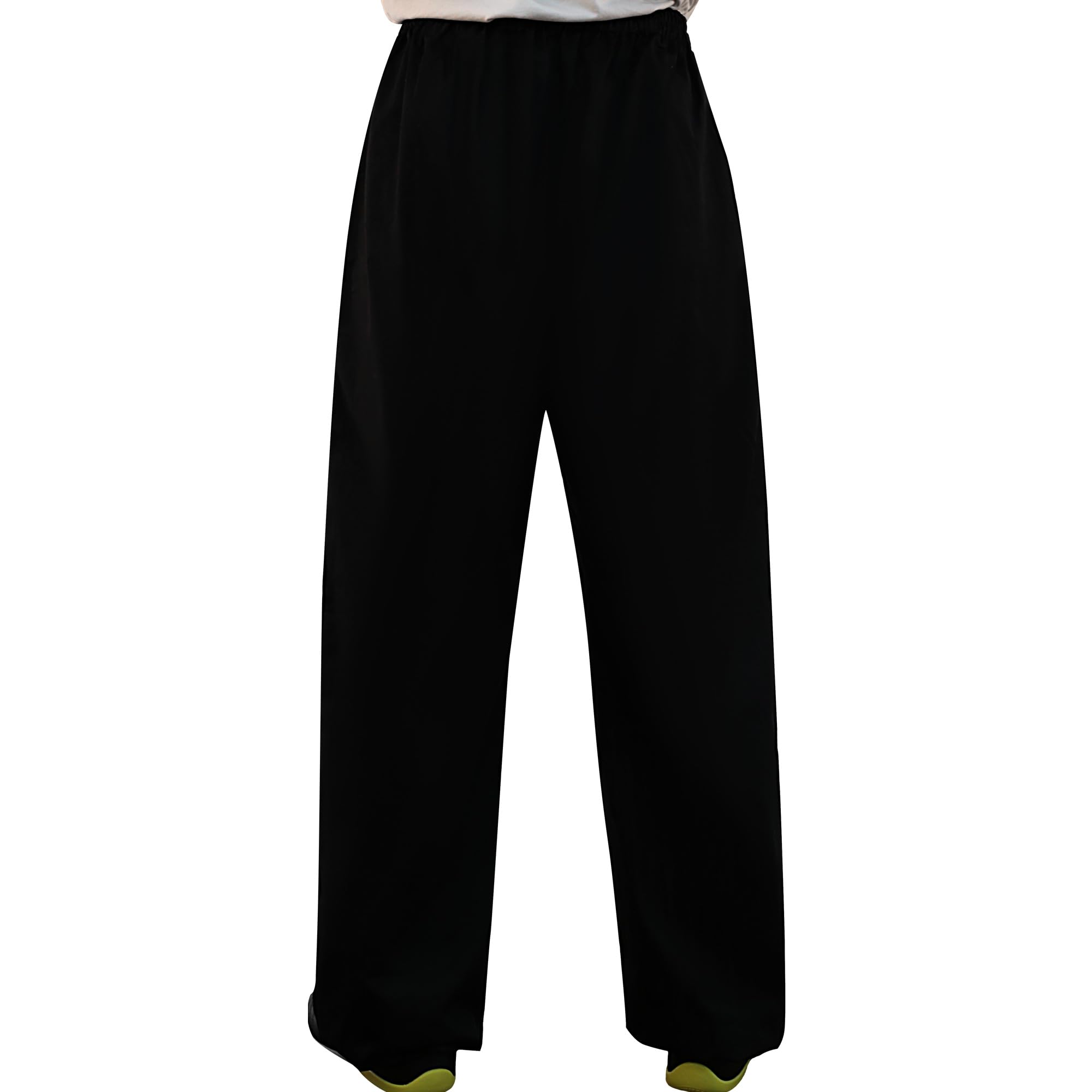 Kampfsport Taiji Pantalon d'entraînement - Chenjiagou Tai Chi Kung Fu Qigong Shaolin Jambes Larges Bocker Graziieux Uniforme pour Homme et Femme
