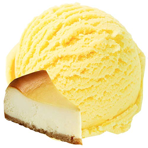 1 Kg Cheesecake Geschmack Eispulver VEGAN - OHNE ZUCKER - LAKTOSEFREI - GLUTENFREI - FETTARM, auch für Diabetiker Milcheis Softeispulver Speiseeispulver Gino Gelati
