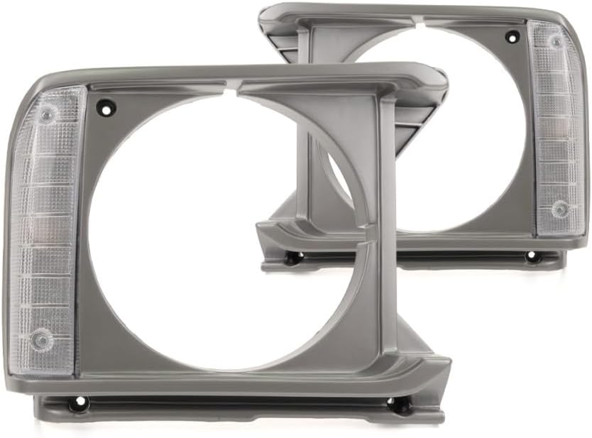 For Toyota Pickup Headlight Door 1979 1980 1981 Driver and Passenger Side Pair/Set | 2WD | Gray | TO2512133 + TO2513133 | 8162089105 + 8161089105