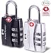 UltraTuff TSA Approved Lock - RED OPEN ALERT Indicator for Luggage & GYM Lockers