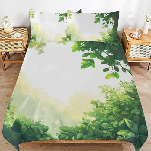 Ropa de cama de microfibra premium de 220 x 240 cm con suave acabado textil 2