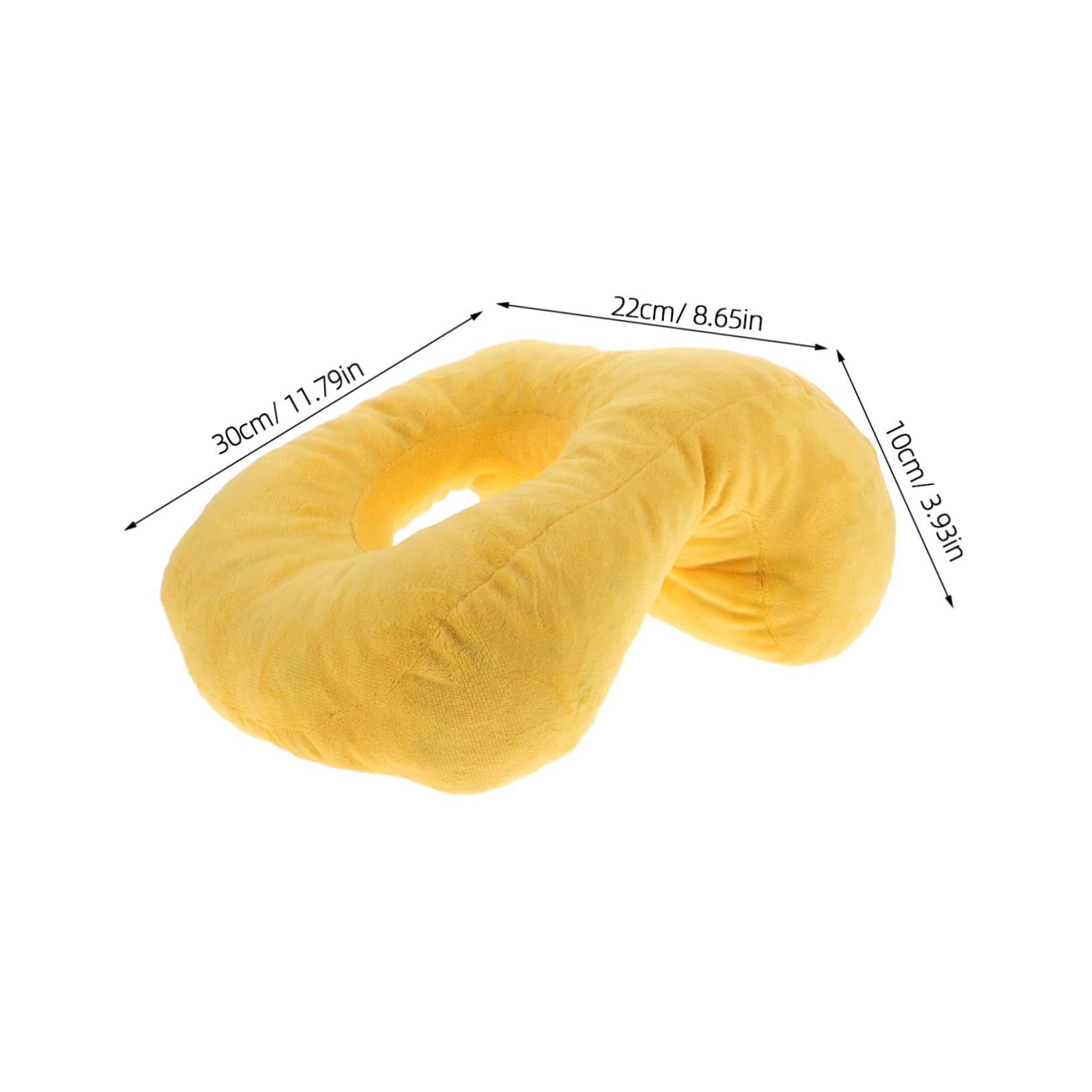 Mikinona Nap Pillow Donut Pillow Ear Piercing Retina Lying Pillow Ear Pillow Face Down Pillow Memory Cotton Wedge Pillow Surgery Pillow Ear Guard Pillow Cnh Pillow Memory Foam Yellow