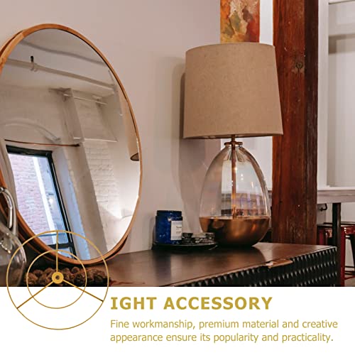 Image of LABRIMP Chandelier Shade Lamp Shade Replacement Ring Metal Lamp Ring Harp Chandelier Frame Diy