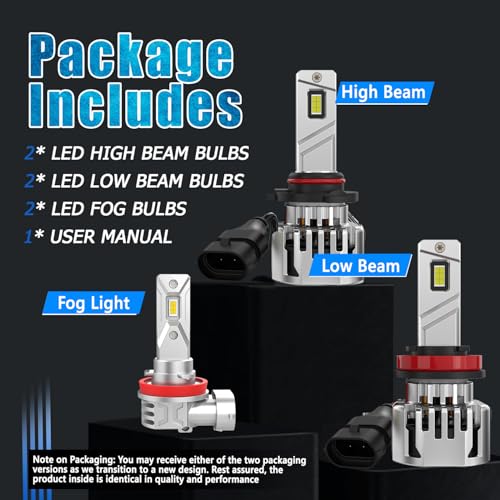 YCLL LED Combo Pack, 80W para Dodge Ram 2019-2023 miniatura 6