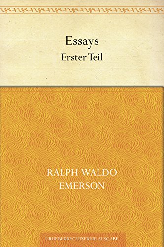 Cover of Essays. Erster Teil
