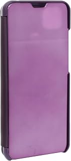 جراب حماية بغطاء قلاب بزاوية مشاهدة محسنة وحماية قوية ضد الصدمات خاص بجهاز شاومي ريدمي 10A - لون أرجواني