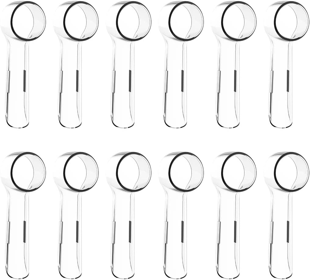 REQAG 12 Pcs Cepillo de Dientes Eléctrico Fundas Fundas para Cabezales Fundas para Cepillos de Dientes Eléctricos Protectoras de Cabezales Cepillo Dientes