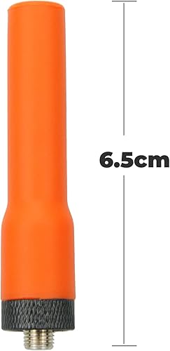 Miniatura 6 de Paquete de 2 Walkie Talkies universales Antena corta suave VHFUHF 136430 SMA-Hembra Antena para radios Retevis Kenwood HYT de dos vías