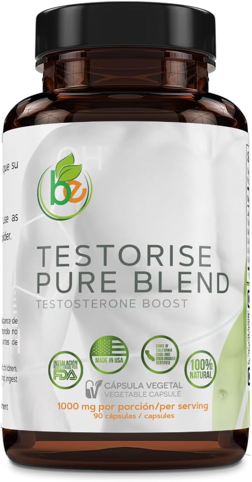 Alpha Boost TESTORISE – Men’s Vitality & Endurance Formula – Herbal & Nutrient Blend w/Black Maca,Tribulus & Omega-3 – Supports Energy & Daily Wellness – 90 Veggie Capsules(45 Servings)By BexpertsUSA