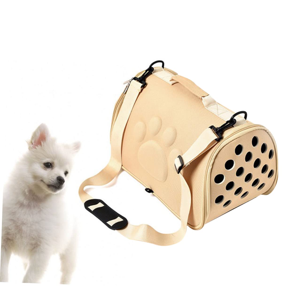 Totority Pet Carry Bag Portable Cross-Body Dog Carrier Breathable Pet Supplies Stylish Comfortable Design